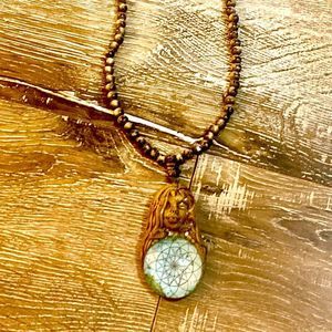 Grassroots customized sacred geometric pendant pre owned